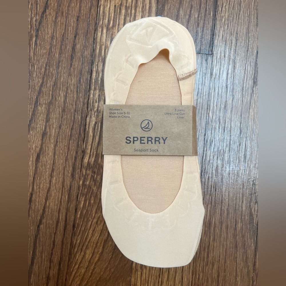 Sperry No Show Socks 3pack